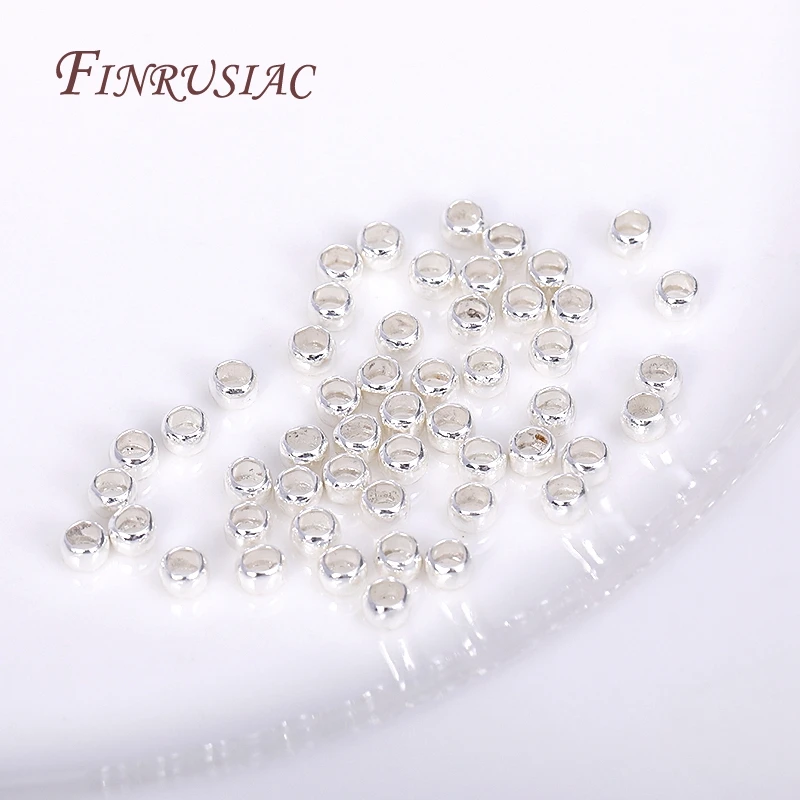 100 Stück 18K vergoldete Kugelperlen mit Crimp-Ende, Crimp-Perlen, 2mm 2,5mm 3mm Stopper-Abstandhalter-Perlen für DIY-Schmuckherstellung – Detail 30