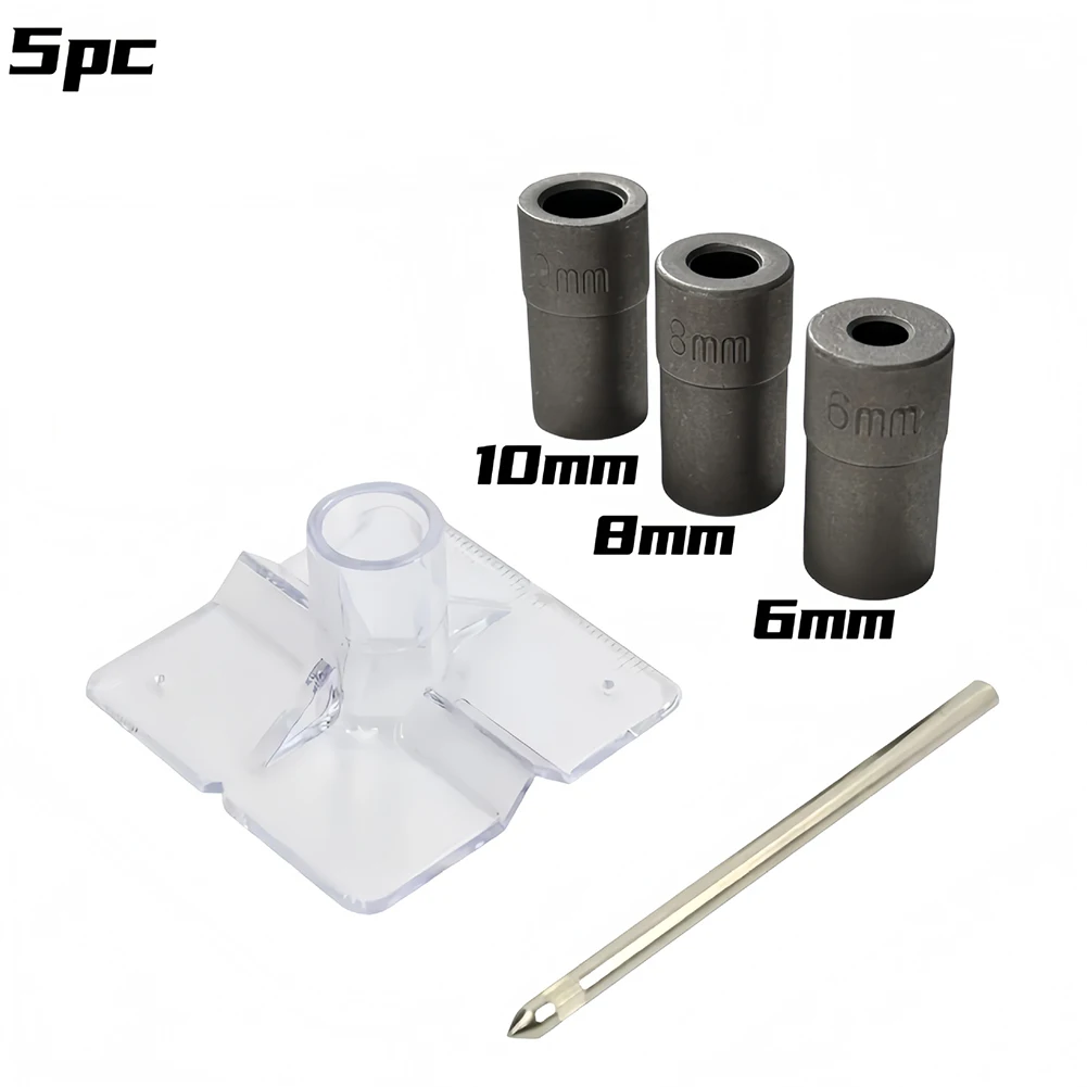 

Versatile Drill Guide Woodworking Drill Guide Combining With Woodworking Drills Board Cutter 6mm 8mm 10mm Bushings