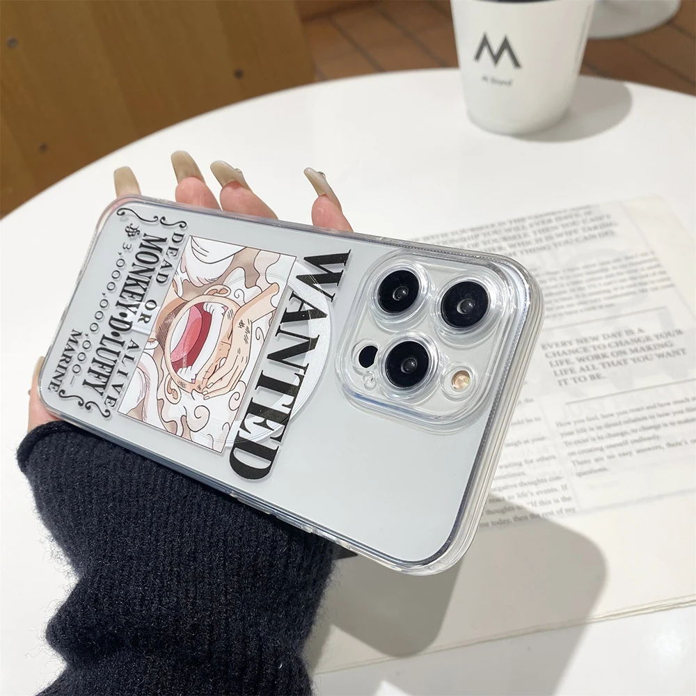 Fashion New Ones Pieces Luffies for Magsafe Magnetic Bracket Phone Case for IPhone 15 14 13 12 11 Pro Max Soft Anti-fall Cover