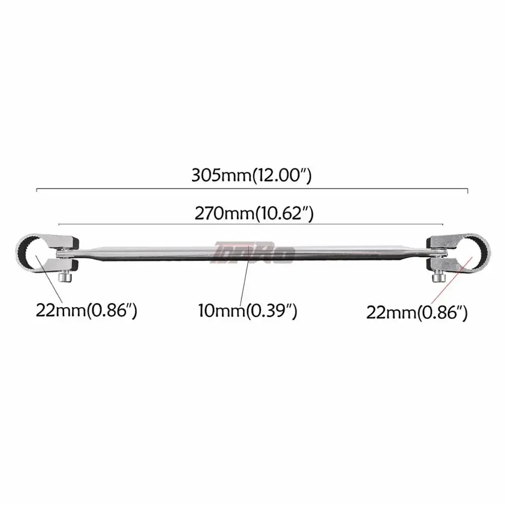 TDPRO 7/8″ 22mm Handlebar Brace & Clamp Bar Universal Motorcycle Dirt Bike Pit Bikes Handle Bar Aluminum Adjustable Cross Brace