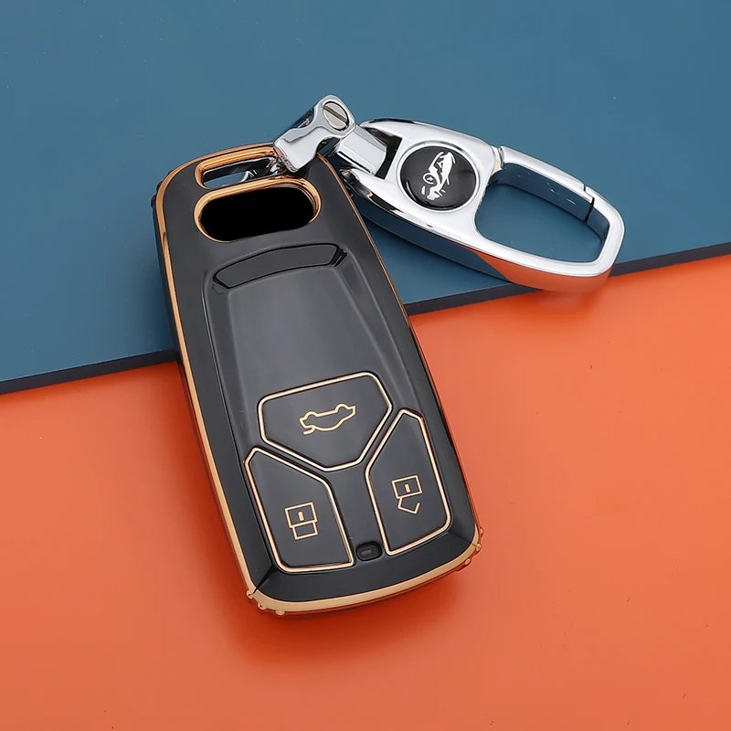 

Car Remote Key Fob Shell Cover Case For Audi A6 A5 Q7 S4 S5 S7 A4 B9 A4L 4m 8W Q5 TT TTS RS 8S Coupe Car Styling Accessories
