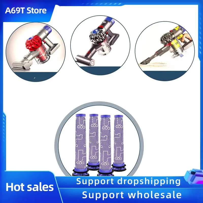 

A69T 12-компонентный сменный предварительный фильтр для Dyson-вакуумный фильтр, совместимый с Dyson V6 V7 V8, серия заменяет деталь