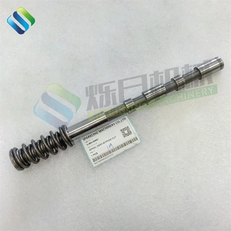 SKGM XJBN-00651 R250LC-7 R320LC-7 Excavator Spare Parts SPOOL ASSY-BYPASS CUT XJBN-00651