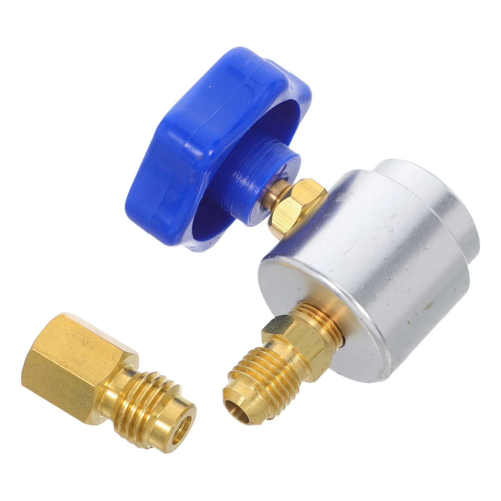 

Self Sealing 134a Can Tap Valve Refrigerant Dispenser Adapter Car Ac Refrigerating Fluid Charging Tube Refill Tool