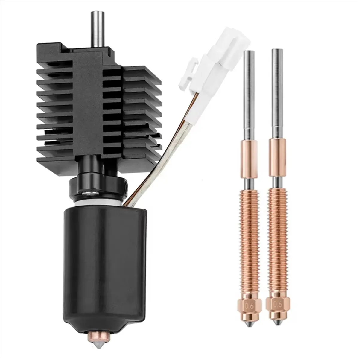 ▶✔▃AC2144-For K2 Plus Hotend Kit Ceramic Heating Block Replacement Hot End for 3D Printer Spare Parts