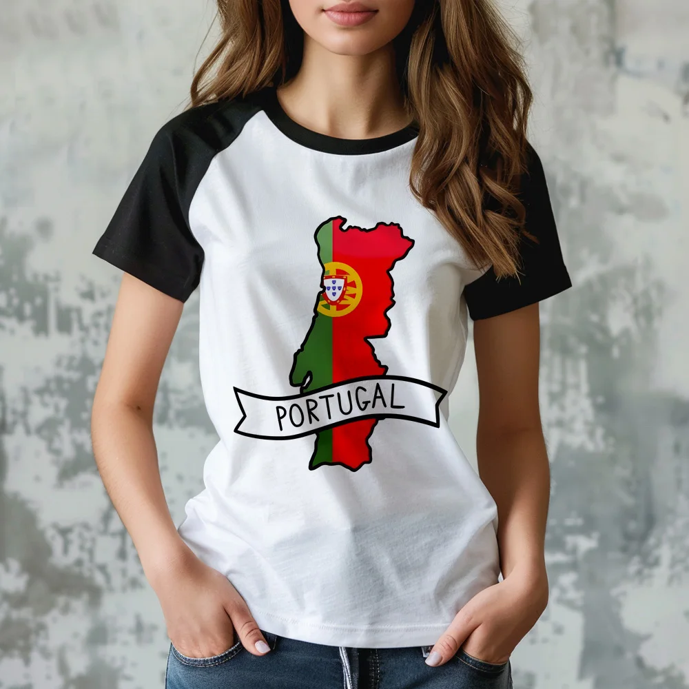 Portugal t shirt women funny Japanese manga t-shirts girl anime harajuku Japanese clothing