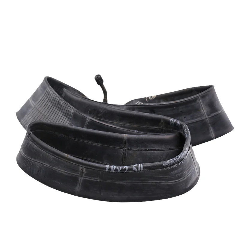 18x2.5 Butyl Inner Tube with A Straight / Bent Angle Valve Stem Fit Electric Dirt Bikes and Vehicles 18x2.50 Camera 18*2.125