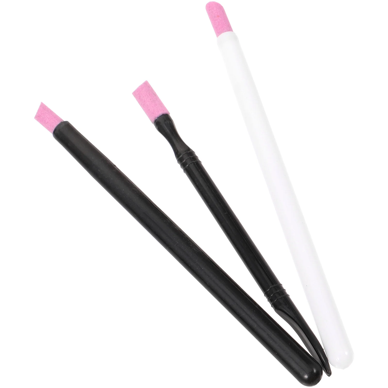 3 個の双頭研磨ペン 2-in-1 ネイル研削ファイル キューティクル除去用 マニキュアツール ネイル美容装置 角質除去ペン