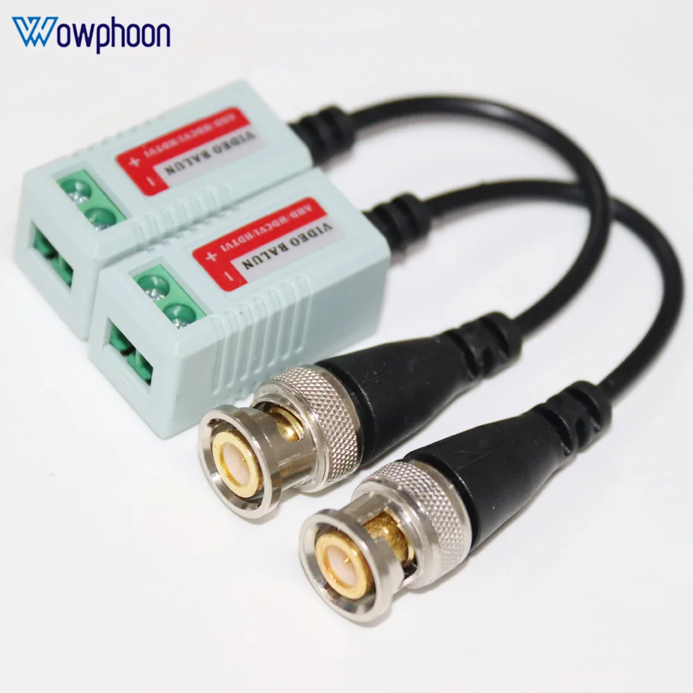 

Analog HD Twisted Pair Transmitter, Press Type Video Balun, High Definition Transceiver, 4 in 1, Support HD-CVI AHD TVI 10Pairs