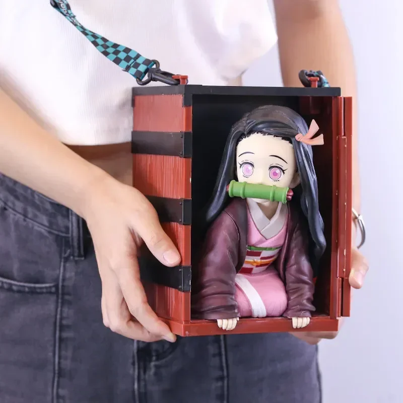 Nueva Figura de Anime de 22 cm, Demon Slayer, Kamado Nezuko, Kimetsu No Yaiba, Modelo de Acción Coleccionable de PVC, Decoración