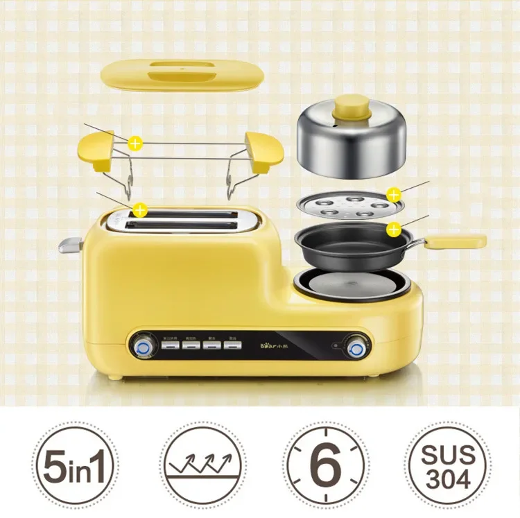 New Product Multi-function Breakfast Maker 3 In 1 Automatic Toast Egg Pancake Breakfast Machine