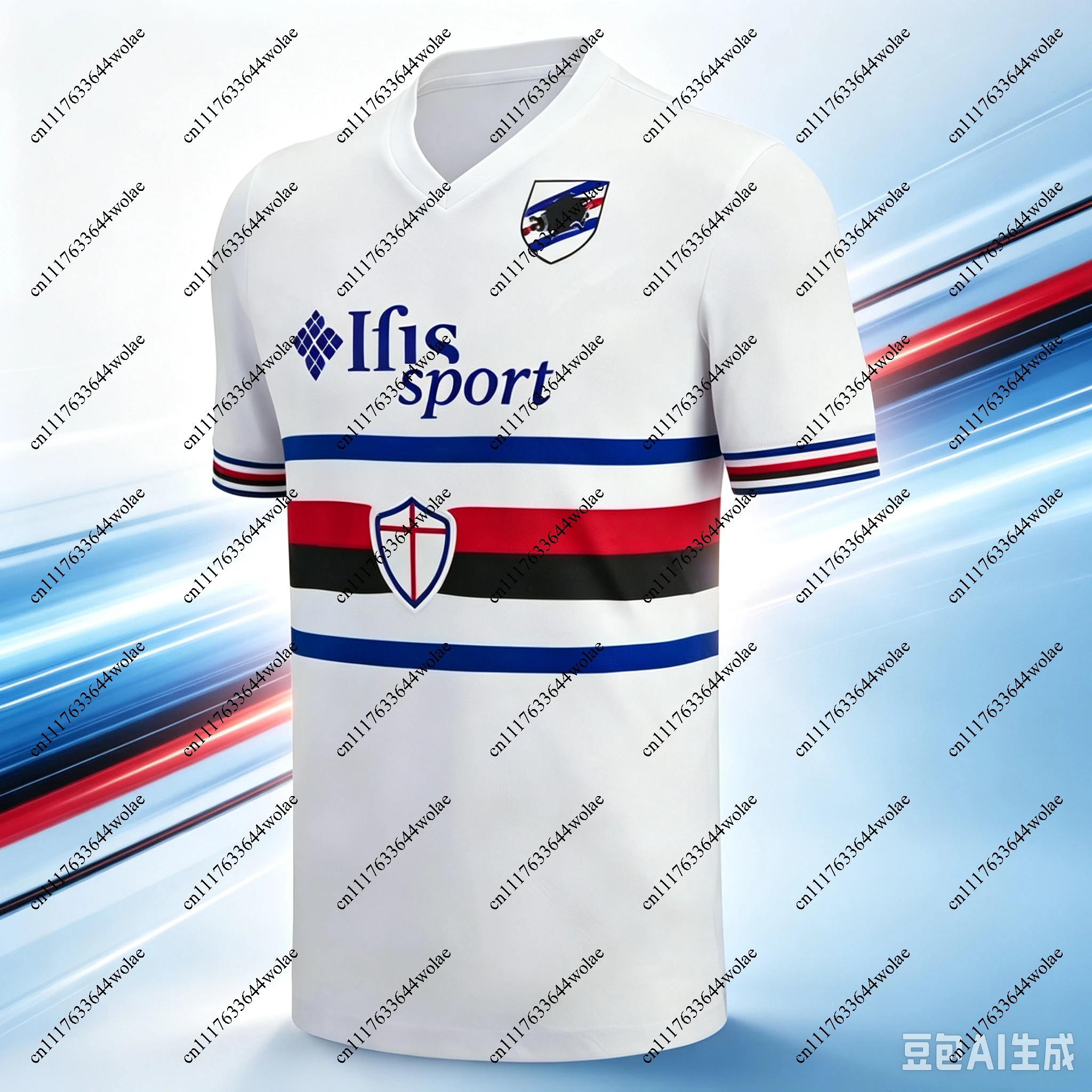 2026 New Arrival Italian Style UC Sampdoria Hot Football Jersey Athletic Leisure T-Shirt Adult KIDs Unisex Y2K Family Kids Tees