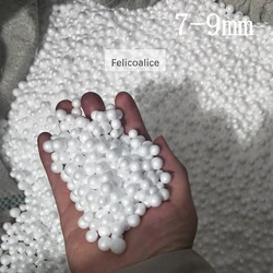 6-8mm Sweet Round Foam Balls DIY Handmade Slime Material Box Makeup Bucket Filling Foam Pellets About 13g