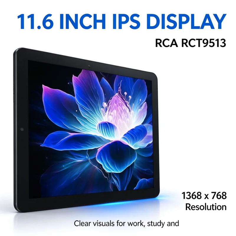 11.6 INCH RCT9513 Tablet PC 2GB RAM 32GB ROM Android 7.0 CPU MT8127 Resolution 1368 X 768 IPS Dual Camera USB 3.0 WIFI