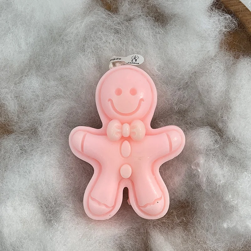 1 шт. Рождественская пряничная ароматическая свеча, свеча для ароматерапии из соевого воска для праздничного декора, праздничный аромат дома, милый подарок