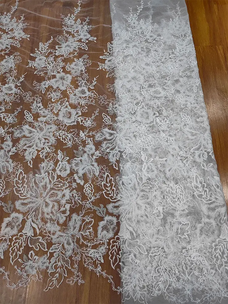 new-heavy-duty-high-quality-lace-tulle-with-flower-embroidery-sequin-beading-for-wedding-and-evening-dress-accessories