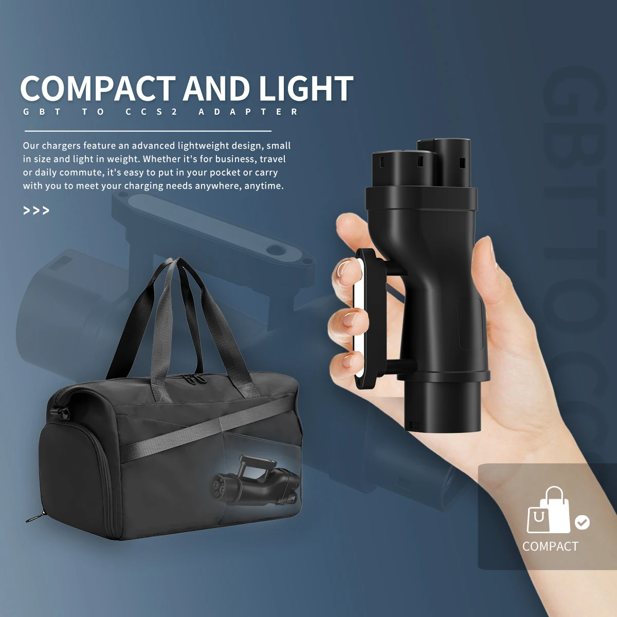 WUFEN GBT إلى CCS2 محول 250A تيار مستمر كومبو 2 شاحن سيارات كهربائية موصل تيار مستمر سريع لشاحن GBT تيار مستمر إلى CCS2 شاحن محول السيارة