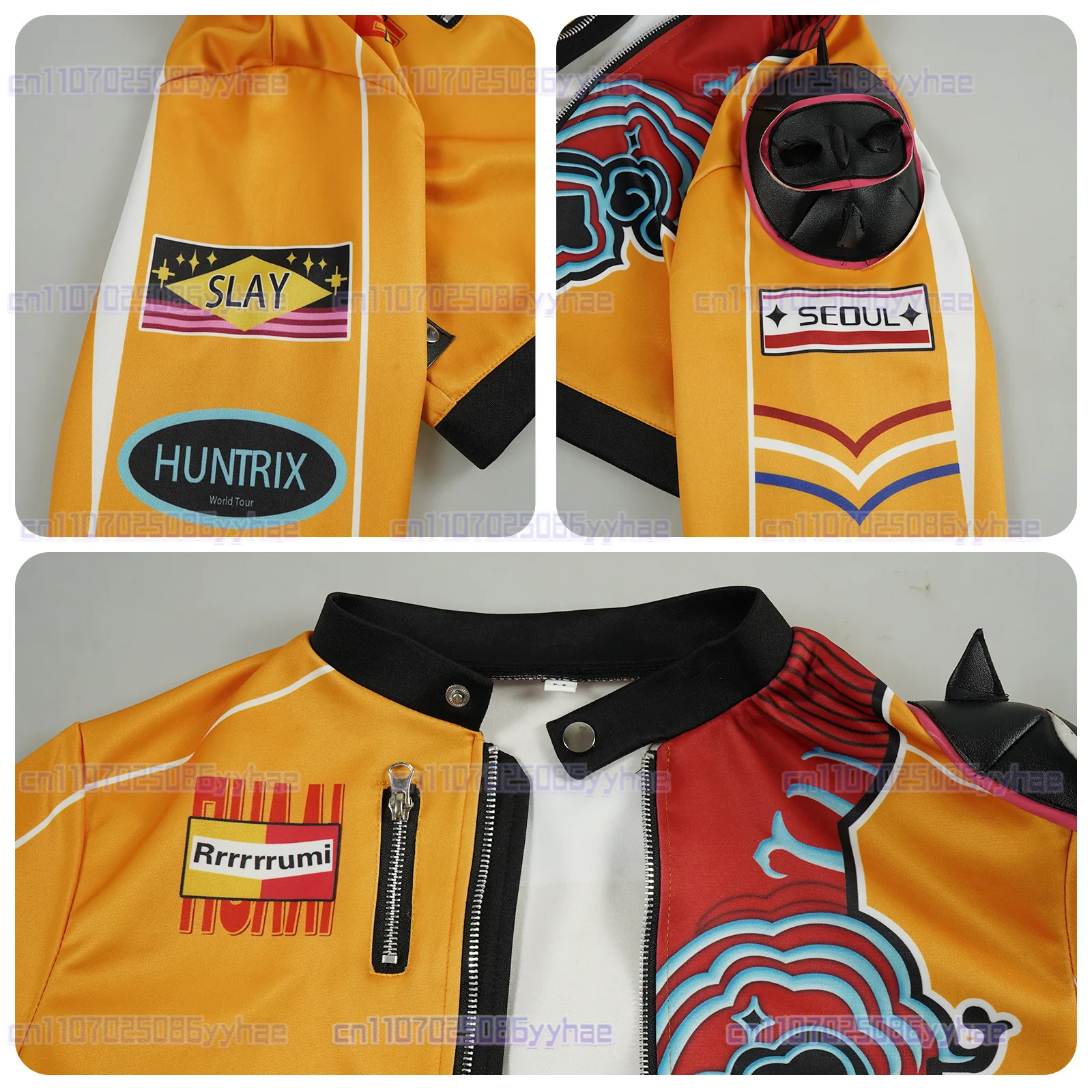 RUMI Anime KPOP Cosplay chasseurs de démons Rumi Costume manteau veste tenue pour filles adultes femmes Halloween carnaval mascarade Costume