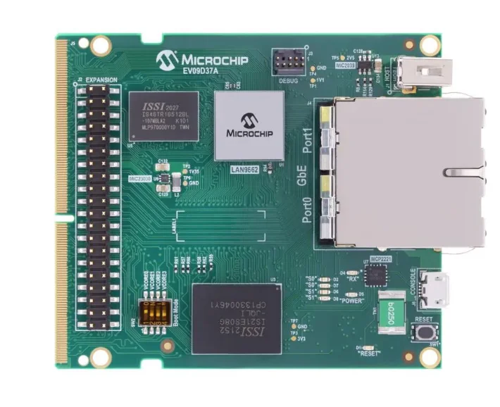 Технология Microchip EV09D37A Инструменты разработки IC памяти EVB-LAN9662