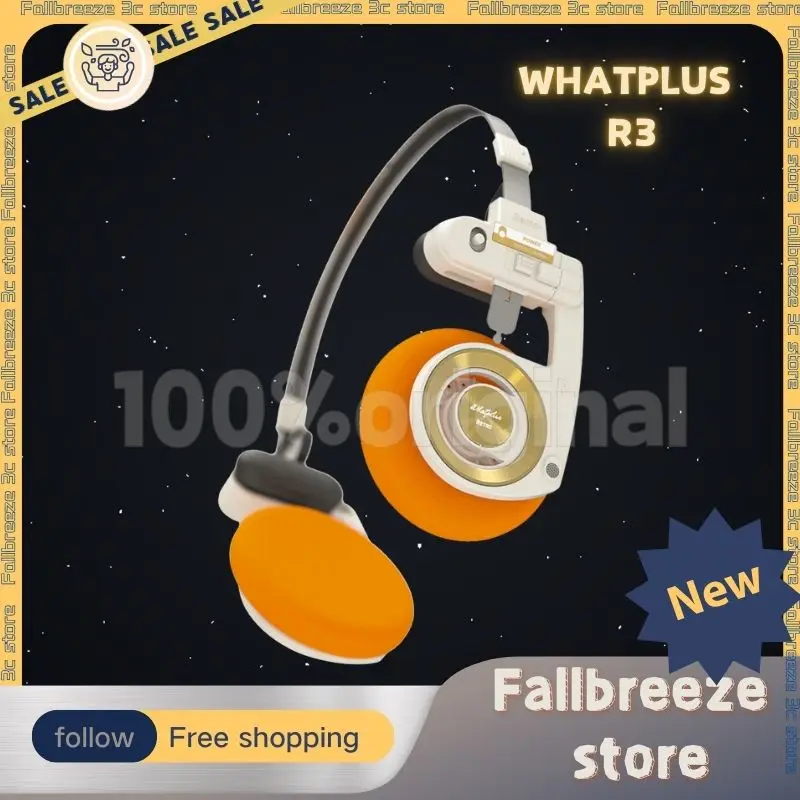 

WhatPlus R3 Wireless Earphone Foldable Head-Mounted Noise Reduction Headset E-Sports Portable For PC Gaming Accessories Gifts