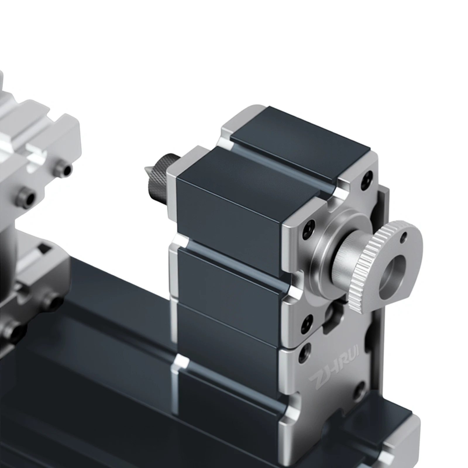 ZHRUI 60W Powerful Mini Metal DIY Rotating Lathe Machine Tools with Base 12000 rpm for Wood Soft Metals Plexiglass Plastic