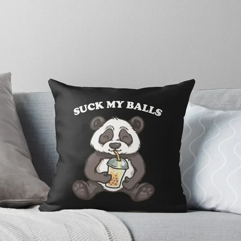 

Suck My Balls Throw Pillow christmas supplies Cushions For Sofa Custom Cushion sleeping pillows pillow