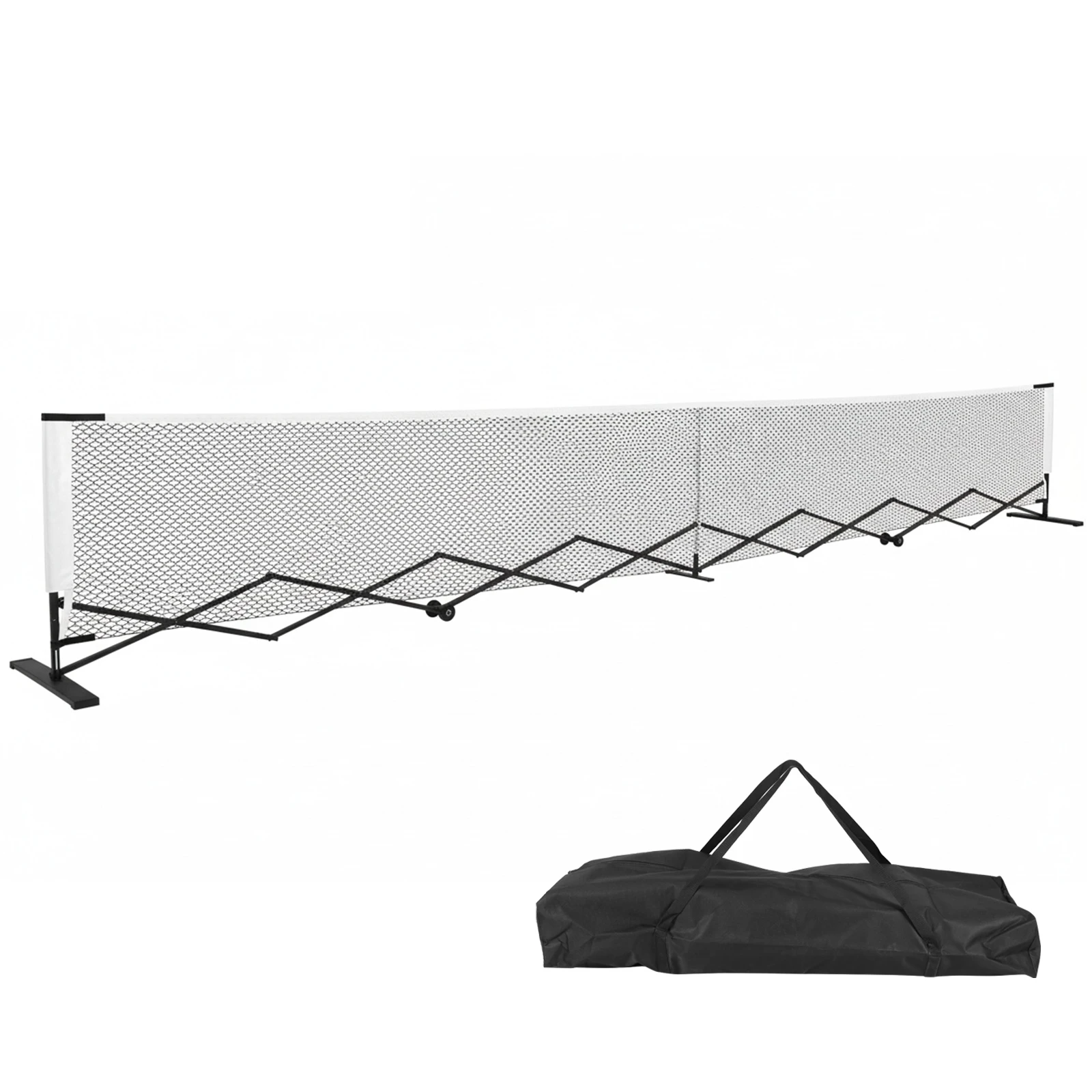 

Lightweight Pickle Ball Net 22FT Portable Pickleball Net Set with Steady Metal Frame Free Assembly & Carry Bag for Outdoor Play