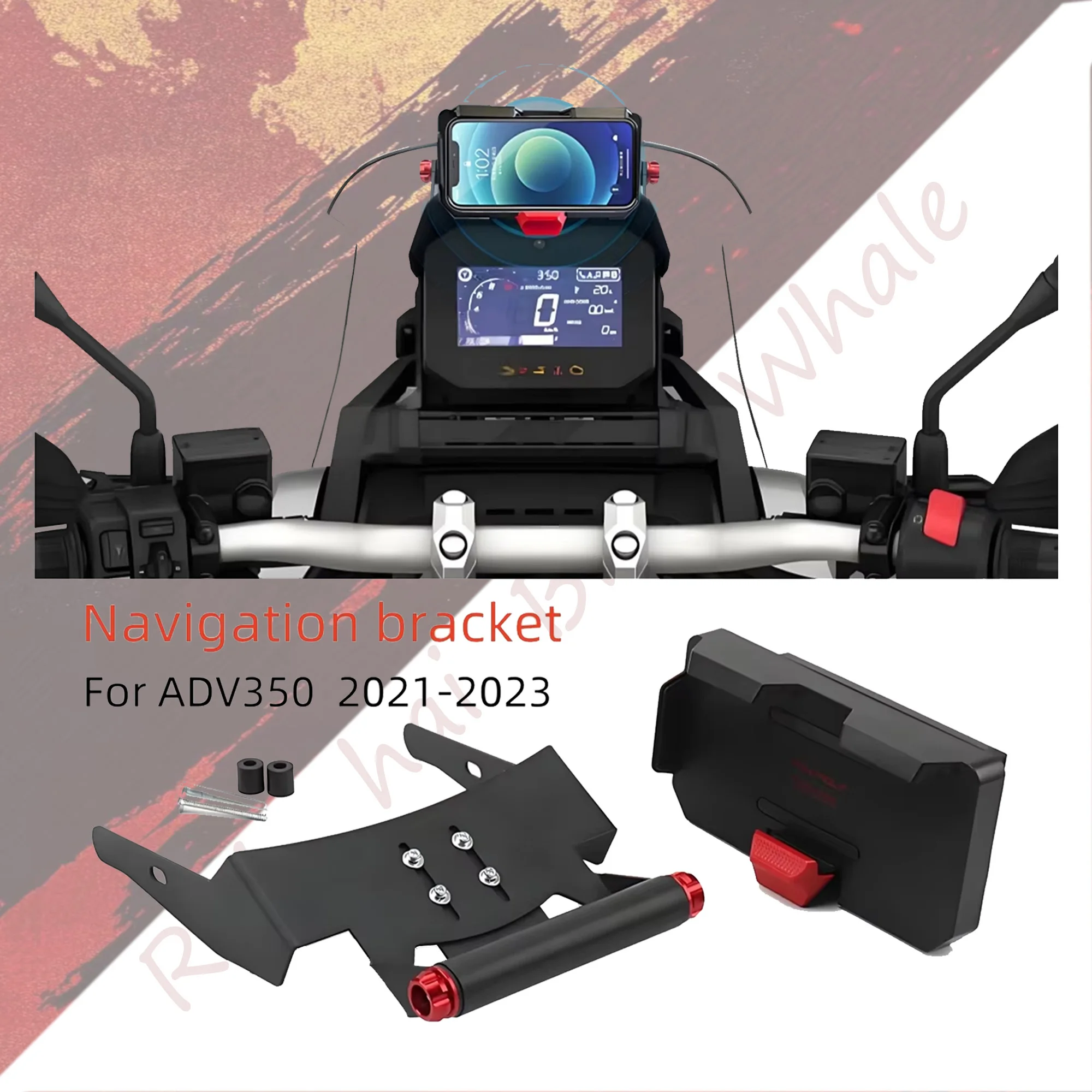 

New Support GPS Suitable for Honda ADV 350 Adv350 2021-2023 new motorcycle accessories GPS mobile navig