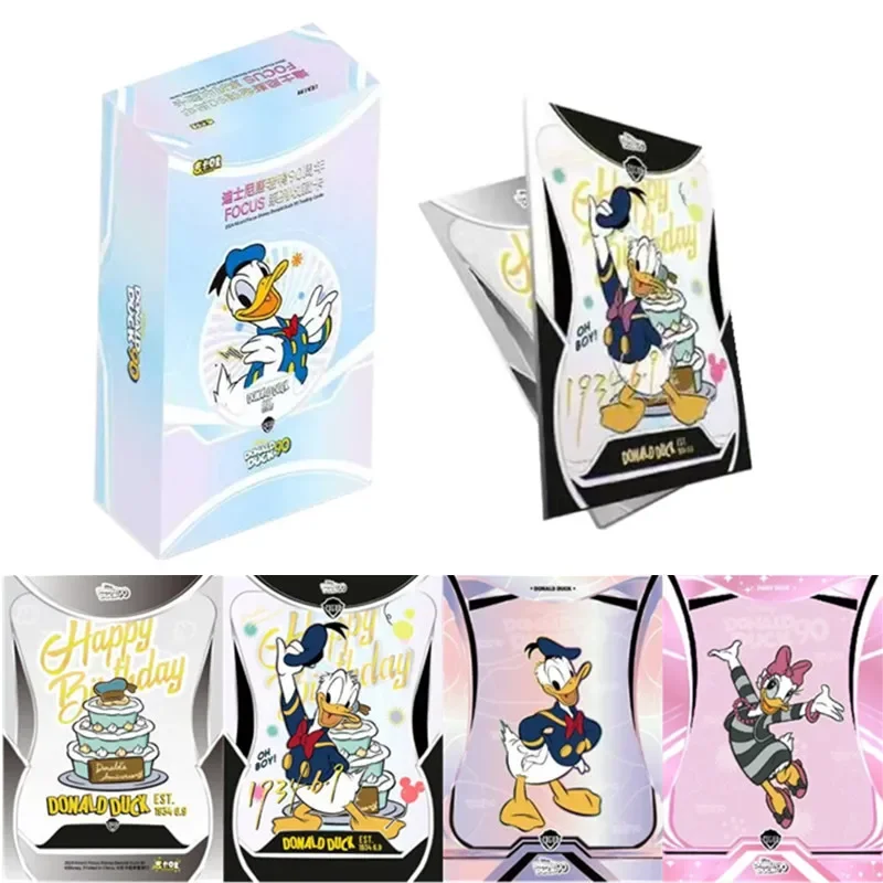 Donald Duck 90th Anniversary Card Mickey Mouse Daisy Duck Scrooge McDuck Rare Anime Character Collectible Card Kids Toys Gift