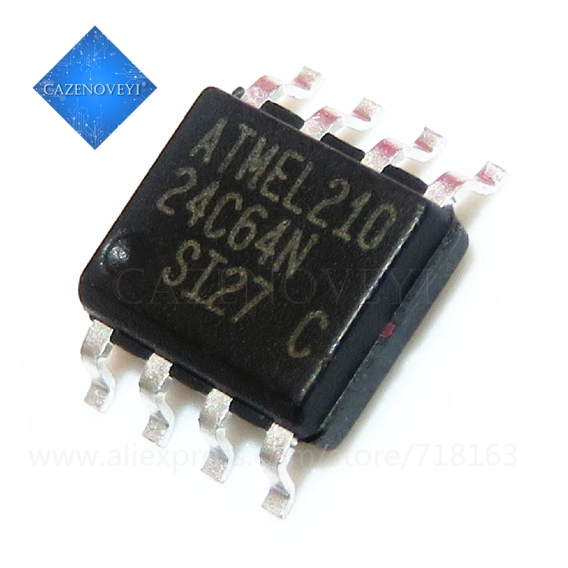 

5pcs/lot AT24C64N AT24C64N-SU27 M24C64-WMN6TP 24C64WP ST24C64WP SOP-8 In Stock