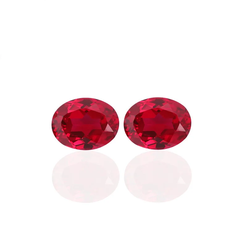 

Jewellery Stone Oval Synthetic Cultured Ruby 5x7mm、6x8mm Suitable for Jewellery Making