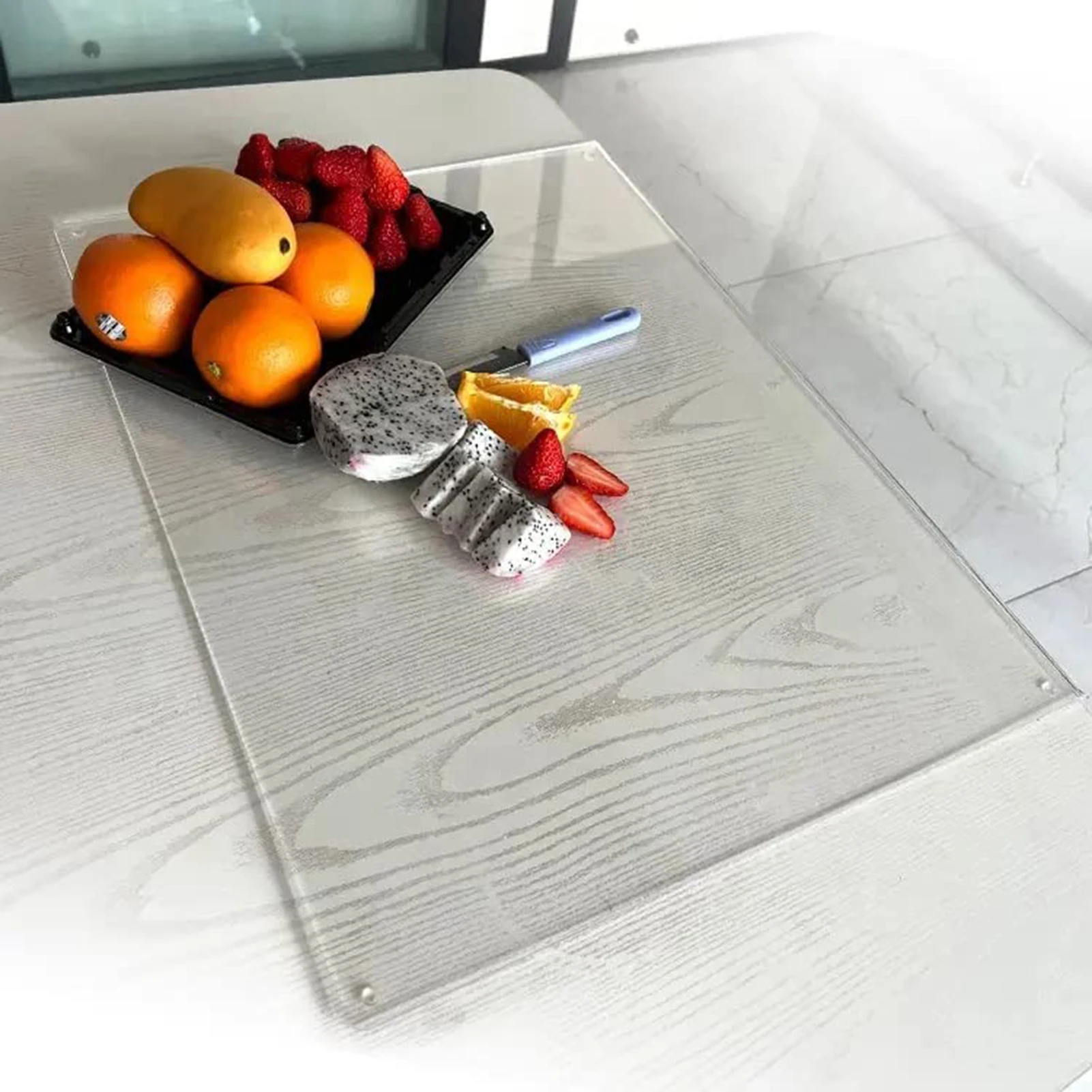 Kitchen Counter Fruit Cutting Boards Not Easy to Deform a Reusable Cutting Board for Cutting Chopping a Slicing