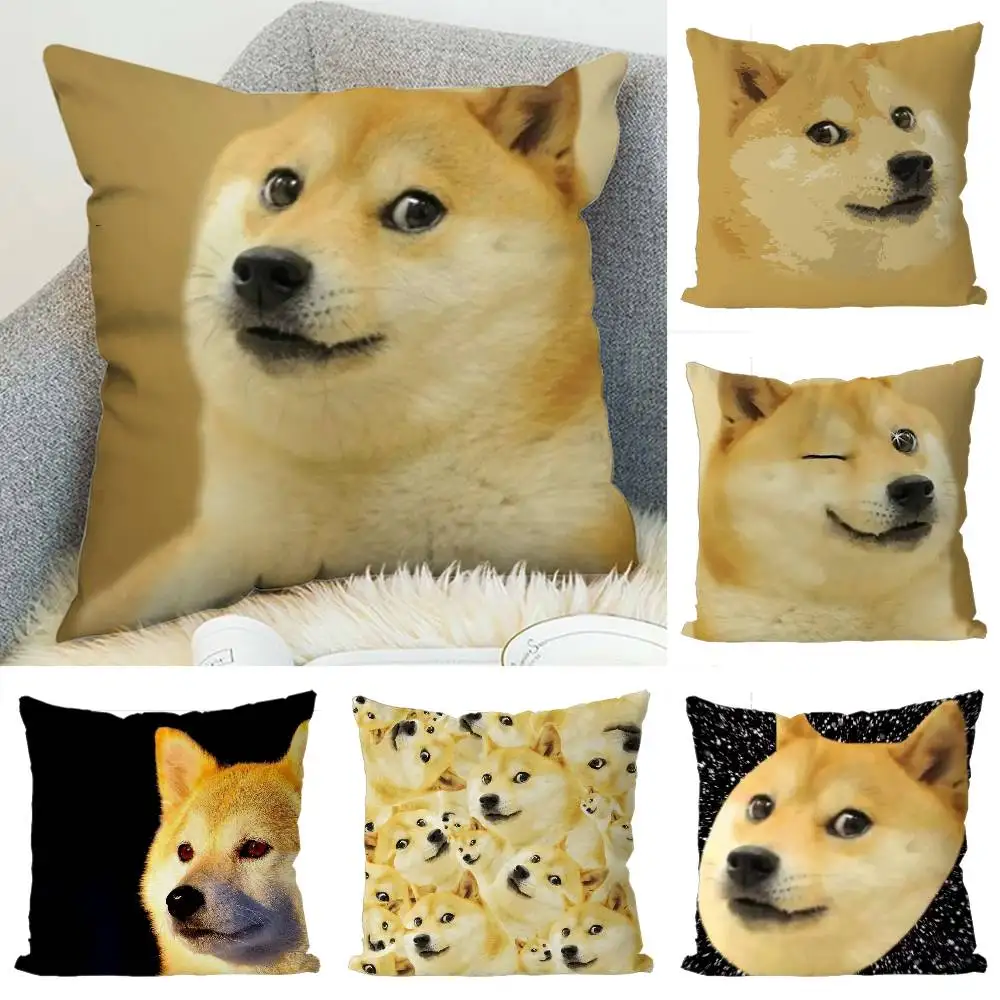 

Shiba Inu Pillow Case Luxury Double-sided For Car Pillows 45x45 Cushions Cover Home And Decoration Sofa Pillowcase 50x50