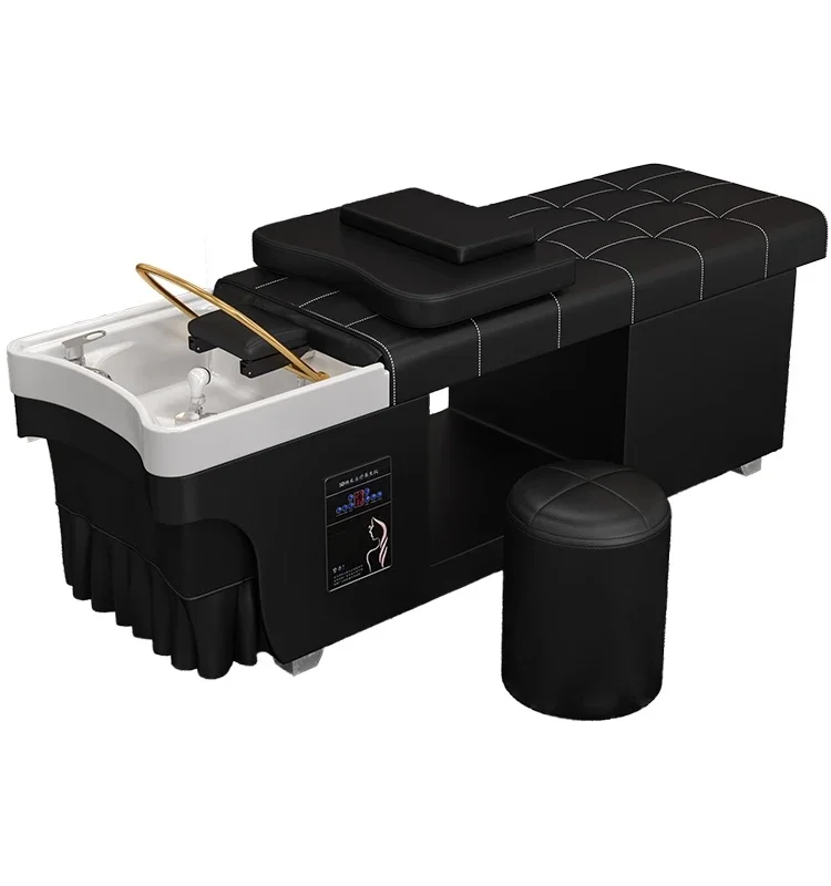 

Массажная кровать в тайском стиле для парикмахерской, специализированная фумигация и циркуляционная вода на пару, салон для терапии головы