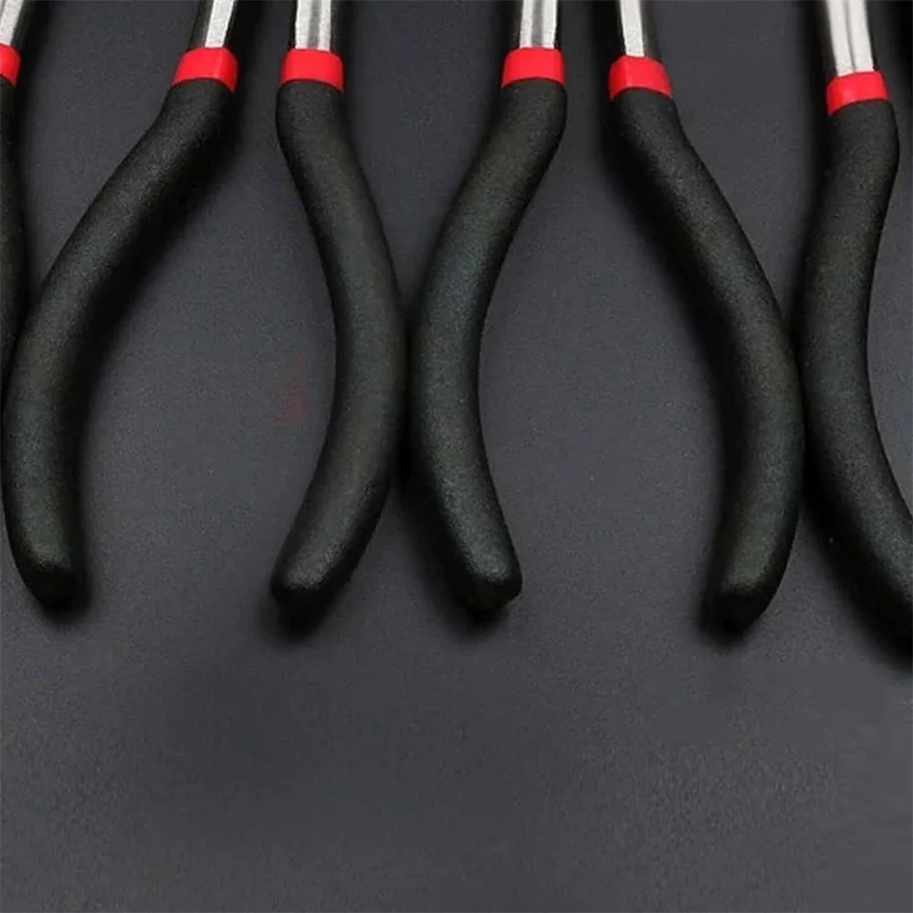 Lengthened pointed nose pliers, extended handle pointed pliers, 45 degrees, 90 degrees, curved mouth long nose pliers