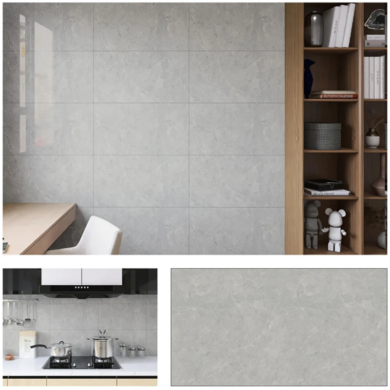 3D Wall Decoration 30*30cm Imitation Tile Wall Sticker Self-adhesive Bathroom Waterproof Moisture-proof Marble Kitchen Wallpaper