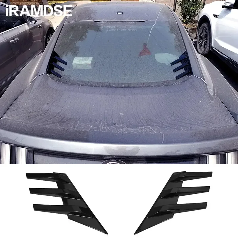 Rear Windshield Side Spoiler for Ford Mustang Exterior Decorative Rear Wing Carbon Paint Accessories