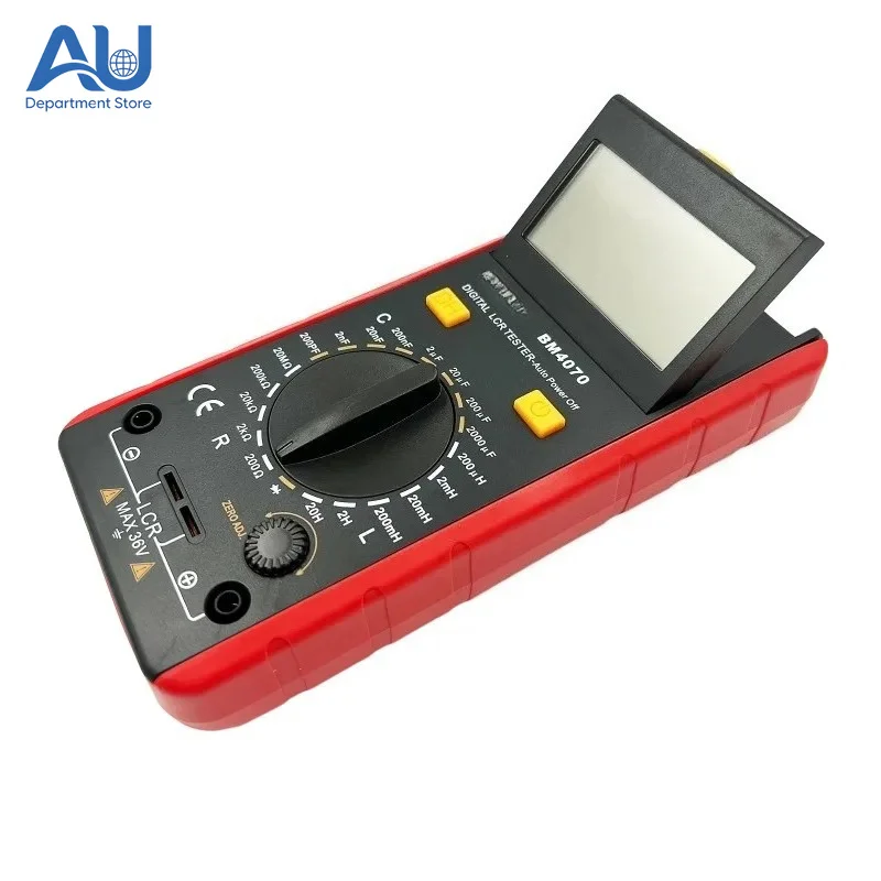BM4070 LCR Meter LCR Multimeter Tester Digital Inductance Capacitance Resistance Meter with LCD Over-Range Display