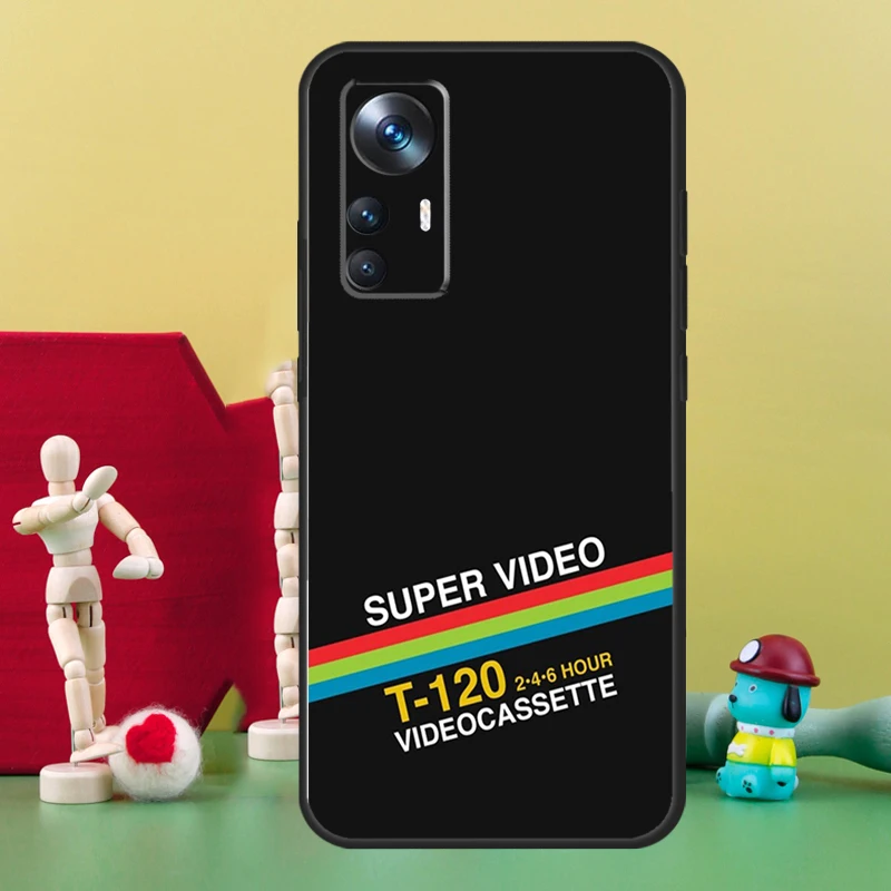 ريترو VHS غطاء الشريط ل Xiaomi 14T 11T 12T 13T Pro 13 14 15 Ultra POCO X7 Pro X3 X5 F5 F6 M6 X6 Pro Case