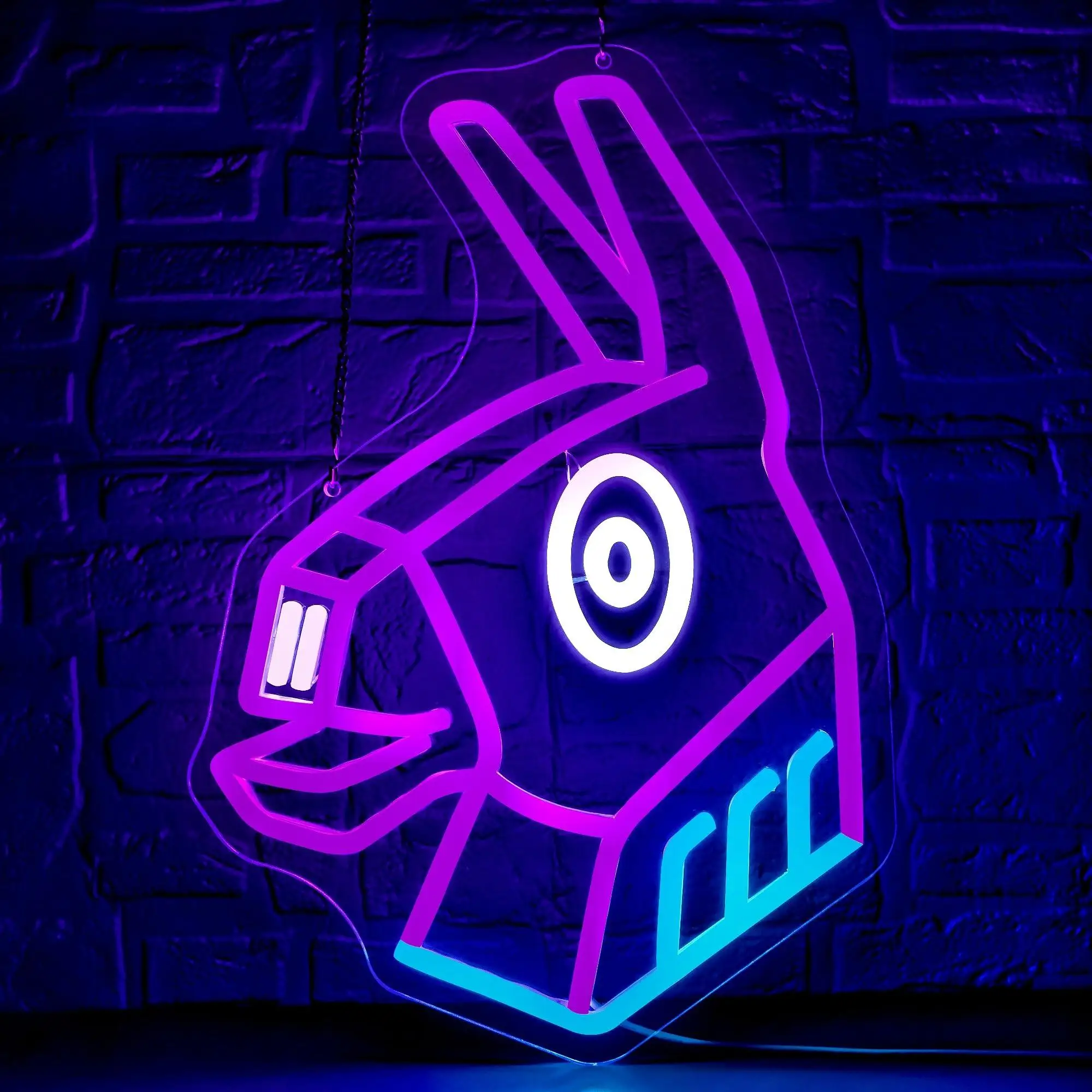 

Llama Neon Sign for Wall Decor Game Led Neon Light for Gamer Man Cave Enthusiast Player Sign for playroom Club Bar Dorm Decor