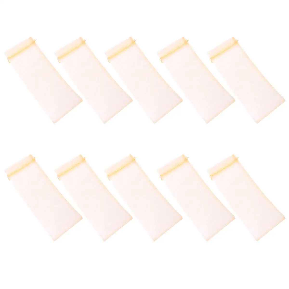 

10 PCS Gauze Bag Gift for Wine Bottle with Drawstring Party Cover Pouch Clear Bags