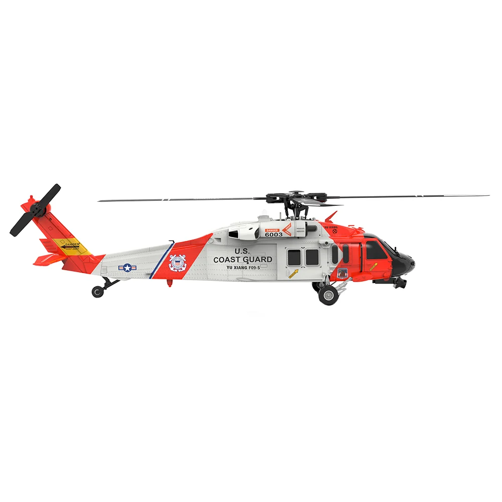 

Mini RC Helicopter 6 Axis Gyro Aircraft 2.4G Remote Control Outdoor Copter Coast Guard Helicopter for Beginner Kids Gifts