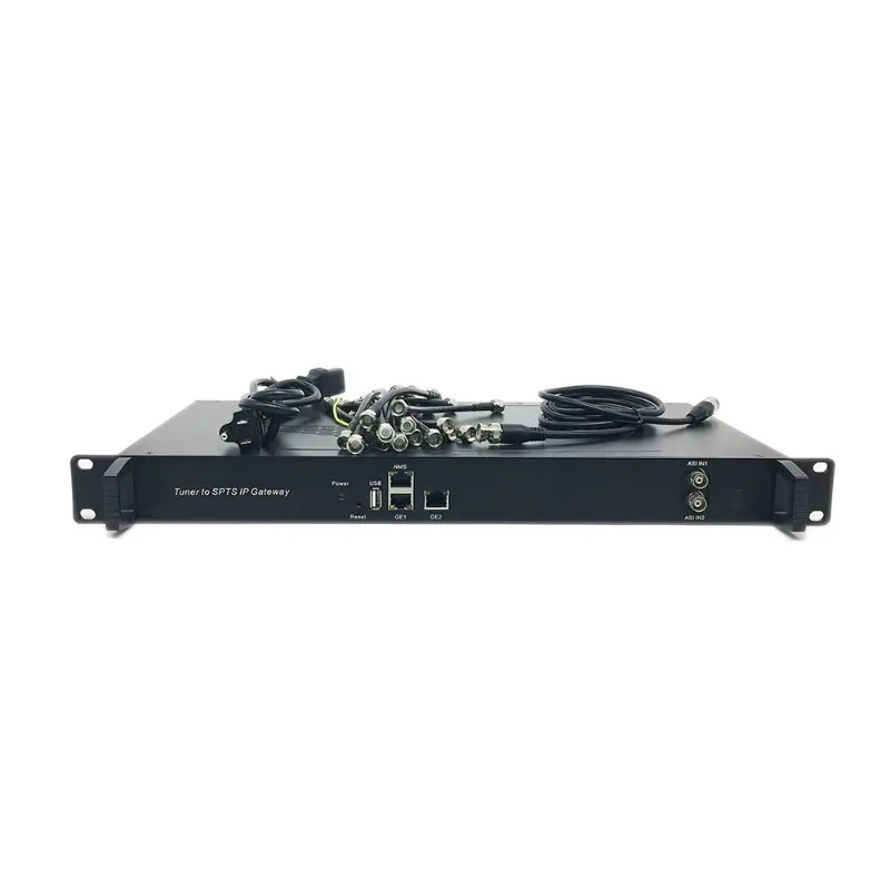 202524 Tuner Streaming Media Server For  Broadcast System ATSC QAM IP Gateway Decoder Satellite Receiver
