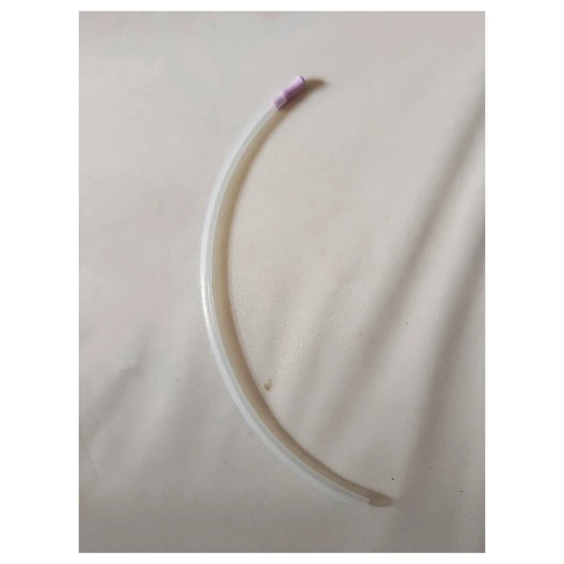 Tubo in silicone da 1 pezzo da 8 cm, adatto per accessori per vasi, adatto per vasi da 2,5 cm, cannuccia in silicone durevole bianco crema