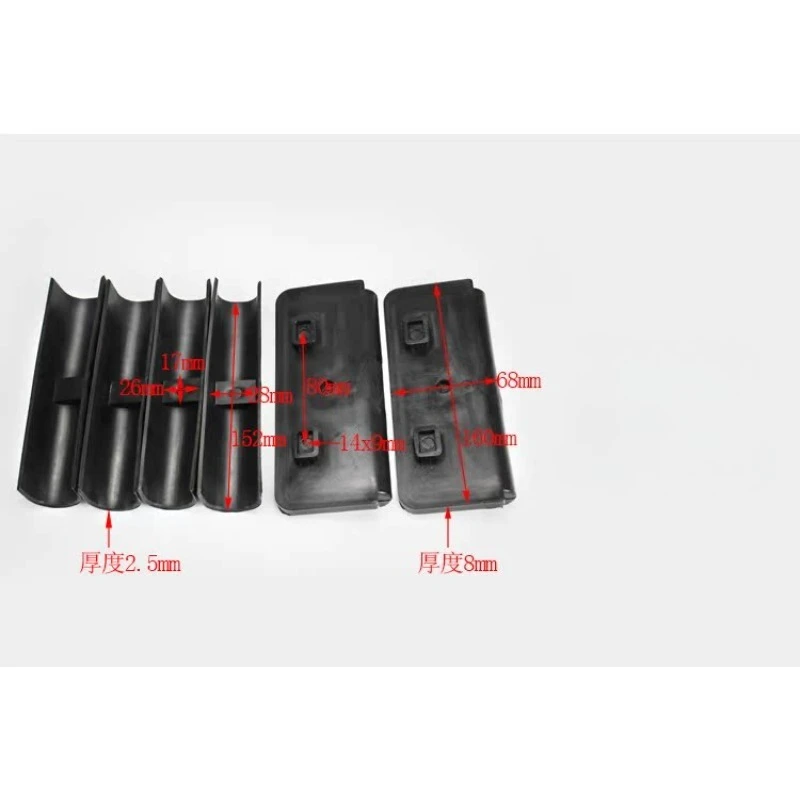 1set Forklift Parts Universal Sideshift Limit Slider Cascade For 2-3.5 Tons Set(6pcs)