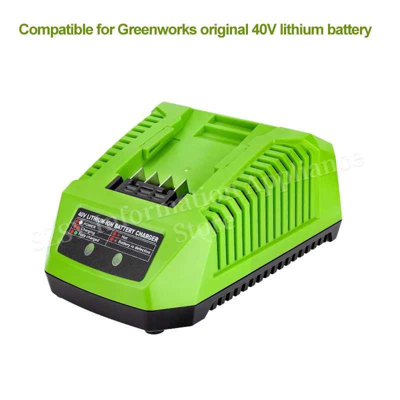 Battery Charger Compatible For GreenWorks 40V Lithium Battery Power supply Adapter With Dual USB Ports Electric Tool Charger