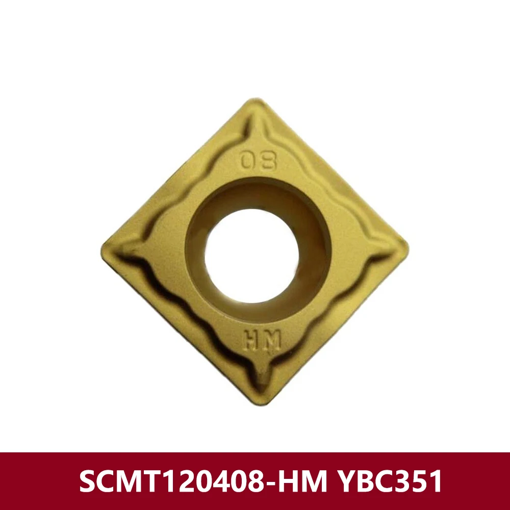 

Original SCMT120408-HM YBC351 CNC Lathe Cutter SCMT120408 SCMT 120408 HM Carbide Inserts SCMT1204 SCMT432-HM Turning Tool Holder