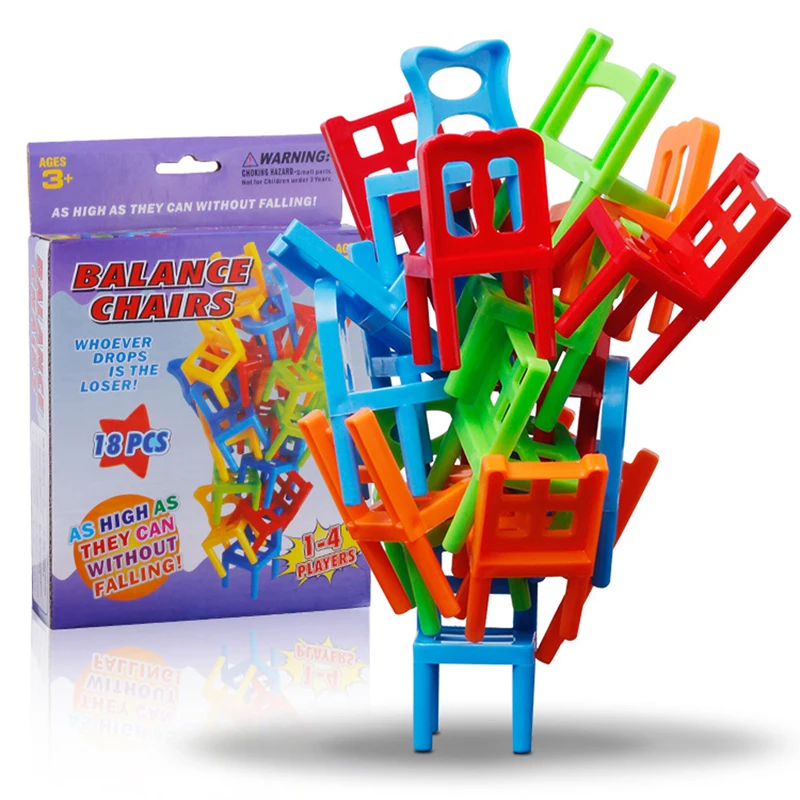 Hot selling children's stacking chairs, stools, stacking music, parent-child gatherings, puzzle tabletop games, toys