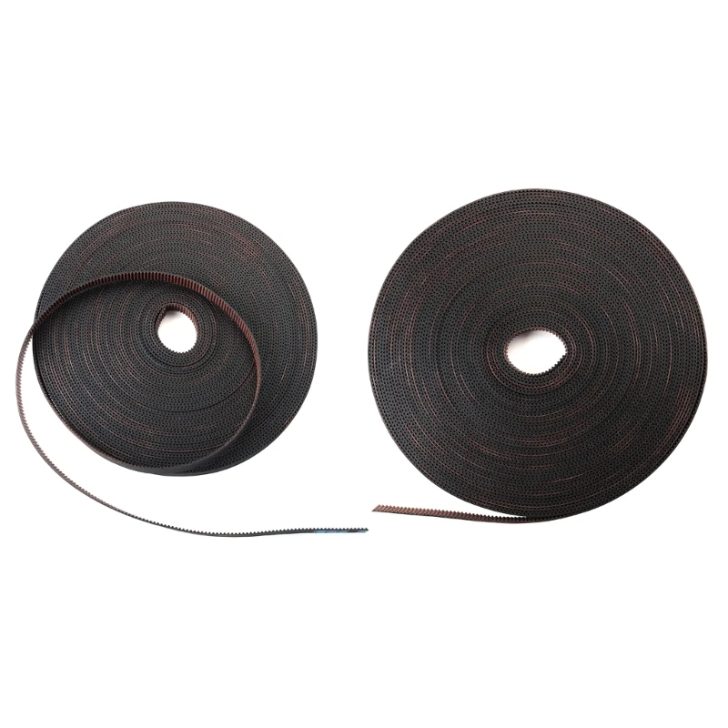 2M 5M GT2 Open Timing Belt 2mm 9mm Width Rubber Fiberglass Fit for RepRap