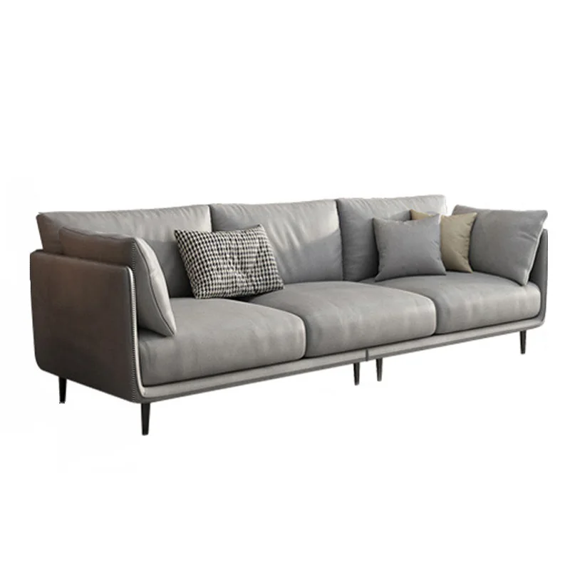 

Nano, technical cloth, sofa, three-person, modern, simple, Nordic, light luxury